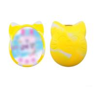 Silicone Protective Cover for Tamagotchi Digital Pet - Snug-Fit Travel Storage Case Compatible with for 4U, for 4U+, P's, Mix, Meets, IDL, ID &(Yellow)