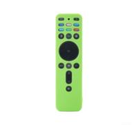 Silicone Protective Cover for VIZIO XRT260 Remote Control Washable Shock Absorbing Design with Lanyard for TV Room Setup (Glow Green)