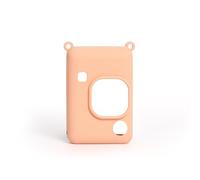 Silicone Protective Cover Suitable for Instax Mini Liplay Camera Protective Case, Simple Solid Color, Dust-Proof and Stain Resistant,Protective Sleeve (Blush)