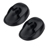 Silicone Protector Ear Covers 20pack 8x5.5cm Washable Reusable Hair Dye Earmuffs Ear Perm Shield Waterproof Ears Covers For Shower Hair Dyer Salon Barber For Adult