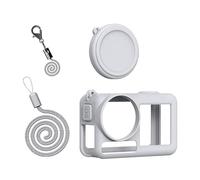 Silicone Protector Set With Lens Caps And Lanyard For Action 5Pro Fit Accessory Bundles Action Camera Protections Case