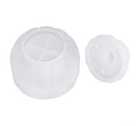 Silicone Pumpkin Jar for Epoxy Resin, DIY Jewelry Storage Box Crafting Supplies, Reusable and Non- Resin for Crafts, 10x6.5cm