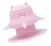 Silicone Puppy Milk Feeder, 7.8 fl oz / 230 ml, Newborn Dog Feeder with Multiple Nipples, Suction Cup Base, Easy to Clean and Steam Cleanable, Pink
