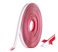 Silicone Quadrant Trim, Flexible Laminate Flooring Self-Adhesive Corner Edge Banding, Skirting Trim, for Caulking Skirting Trim, Countertop, Ceiling, Board Trim (10m, 15mm)