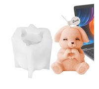 Silicone Rabbit Mold - 3D Easter Bunny Candle Wax Mold, DIY Resin Casting Gypsum Clay Mold, Durable Chocolate Rabbit Shape, Creative Rabbit Resin Shape | Cute Decorative Easter Bunny Mold for Home