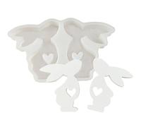 Silicone Rabbit Mold | Seasonal Craft Tool With Easy Release - Easter Candle Mold | For Family Friends Students Men Women Birthday Party Home Indoor