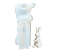 Silicone Rabbit Mould - Candle Mould, for Chocolate Candles, Clay Candles, Birthday Parties, Decorations, Shelves, Home, Table