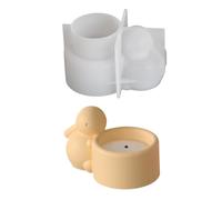 Silicone Rabbits Cup Mold Eggs Holder Suitable for Versatile Use in Homes Decors and Festival Gift Creation Rabbits Cup