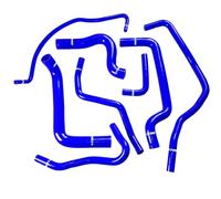 Silicone Radiator Coolant Hose Kit Compatibe with Fiat Coupe 2.0 20v Gt Turbo1996-2000 8pcs (Blue)
