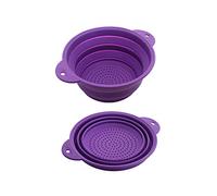 Silicone Rattle Flow Basket for Creative Retractable Silicone Fruit Colander Kitchen Storage Gadgets Tool Collapsible Drain for Kitchen Sink