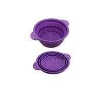 Silicone Rattle Flow Basket for Creative Retractable Silicone Fruit Colander Kitchen Storage Gadgets Tool Collapsible Drain for Kitchen Sink
