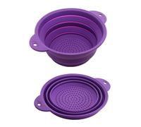 Silicone Rattle Flow Basket for Creative Retractable Silicone Fruit Colander Kitchen Storage Gadgets Tool Collapsible Drain for Kitchen Sink