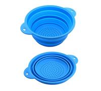 Silicone Rattle Flow Basket for Creative Retractable Silicone Fruit Colander Kitchen Storage Gadgets Tool Collapsible Drain for Kitchen Sink