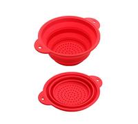 Silicone Rattle Flow Basket for Creative Retractable Silicone Fruit Colander Kitchen Storage Gadgets Tool Collapsible Drain for Kitchen Sink