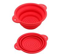 Silicone Rattle Flow Basket for Creative Retractable Silicone Fruit Colander Kitchen Storage Gadgets Tool Collapsible Drain for Kitchen Sink