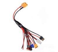 Silicone RC Charging Cable 30 cm Heat Resistant Flame Protection (8-in-1