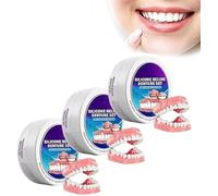 Silicone Reline Denture Set, Silicone Denture Set, Silicone Denture Kit, Soft Silicone Denture Reline Kit, Silicone Reline for Perfect fit Dentures (3pcs)