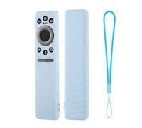 Silicone Remote Case Compatible with Casarte HTR-M50 M60/HTR70, Solid Color Shockproof Dustproof Washable Cover (Blue, HTR-M50 M60)
