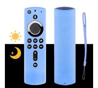 Silicone Remote Case/Cover for 4K, Protective Holder Lightweight [Anti Slip] Shockproof for 3rd Gen Glow in The Dark