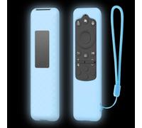 Silicone Remote Case Designed for Samsung BN59-01480A BN59-01455A TM2560E Offering Shock Absorption and Anti-Slip Grip During Handling (Luminous Blue)