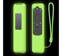 Silicone Remote Case Designed for Samsung BN59-01480A BN59-01455A TM2560E Offering Shock Absorption and Anti-Slip Grip During Handling (Luminous Green)