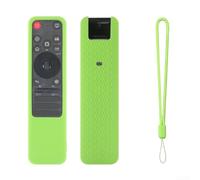 Silicone Remote Case for LG MR25GA Shockproof Cover Anti Slip Grip with Lanyard Black White Blue Red Green(Fluorescent green)