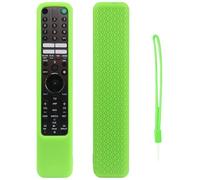 Silicone Remote Case Protective Cover Sleeve for Sony RMF TX500U TX500P TX500E TX600U TX600E TX600C TX621E TX621U TX520U TX520P Series TV Remote Anti-Slip Soft Skin Protector with Lanyard (Green)