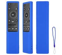 Silicone Remote Control Case Compatible with Samsung AH81-15047A AH81-15498A Soundbar Remote Shockproof Protective Shell Cover with a Lanyard (Blue)