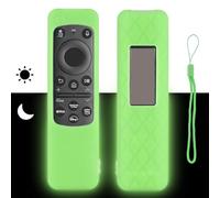 Silicone Remote Control Case Compatible with Samsung BN59-01432A BN59-01432D BN59-01432J BN59-01432 TM2360E TM2361E TV Remote Shockproof Protective Shell Cover with a Lanyard (Fluorescent Green)