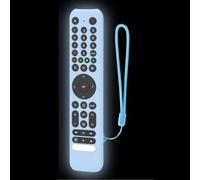 Silicone Remote Control Case for TCL RC716 RC833 - Shockproof Anti-Slip Cover with Lanyard - Soft Skin Sleeve for LED TV - Black(Night Blue)