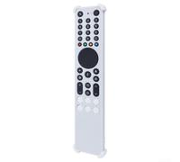 Silicone Remote Control Case for TCL RC833A Shockproof Protective Case with Neck Strap Non-Slip Washable Silicone Case TV Accessories Black White Blue Green (White)