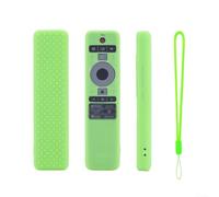 Silicone Remote Control Cover for Haier HTR U34G Non-Slip Luminous Case Transparent Feel Soft Touch Easy Install 17.5x4.5x1.5cm(Luminous Green)