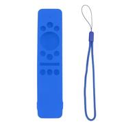 Silicone Remote Control Cover Protective Case for Smart TV Series Shockproof Anti Slip Washable Soft Skin Friendly Design with Rope and Precise Cutouts for Kids Pets Family Use (Blue)