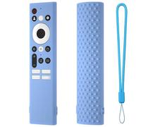 Silicone Remote Controller Case Cover For Skyworth 55Q20 TC9010 TC9012 RHA-T2 for Haier 55C11 65C10 65C11 55S8GT for Kodak Matrix 55Mt5022 CAPRO 50CAPROGT5012 Protective Sleeve (Luminous Blue)