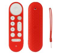 Silicone Remote Controller Cases Protective Covers For 4K TV 2024 Streamer GY3LE Remote Controller (red)
