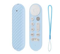 Silicone Remote Controller Cases Protective Covers for Google TV Streamer 4K TV 2024,for Google GY3LE Remote Controller,Washable Scrachproof Dustproof Cover (Sky Blue)