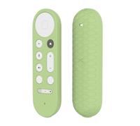 Silicone Remote Controller Cases Protective Covers for Google TV Streamer 4K TV 2024 for Google GY3LE Remote Controller,Washable Shockproof Anti-Slip Protector Shell with Lanyard (Matcha Green)