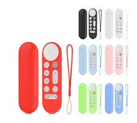 Silicone Remote Controller Cases Protective Covers for Google TV Streamer 4K TV 2024 for Google GY3LE Remote Controller Protective Sleeve (Luminous Blue)