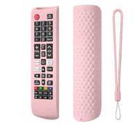 Silicone Remote Controller Cases Protective Covers Shockproof Remote Control Sleeve for Samsung BN59-01315A BN59-01315B BN59-01315E BN59-01315L (Pink)