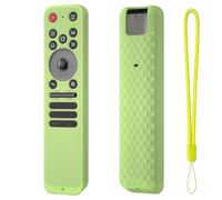 Silicone Remote Controller Protective Cases for LG MR25GA Magic Protective Covers with Lanyard Anti-Slip Washable Replacement Silicone Sleeve Skin Holder Protector (fluorescent green)