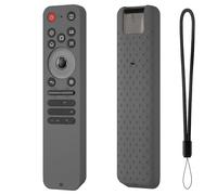 Silicone Remote Controller Protective Cases for LG MR25GA Magic Protective Covers with Lanyard Anti-Slip Washable Replacement Silicone Sleeve Skin Holder Protector (dark gray)