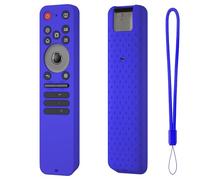 Silicone Remote Controller Protective Cases for LG MR25GA Magic Protective Covers with Lanyard Anti-Slip Washable Replacement Silicone Sleeve Skin Holder Protector (blue)