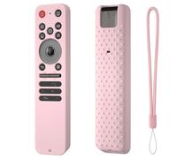Silicone Remote Controller Protective Cases for LG MR25GA Magic Protective Covers with Lanyard Anti-Slip Washable Replacement Silicone Sleeve Skin Holder Protector (pink)