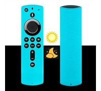 Silicone Remote Cover Case (Glowing in The Dark), for 4K, 3rd Gen Shockproof Protective Silicone Case Lightweight Anti Slip Shockproof Remote Cover - Blue