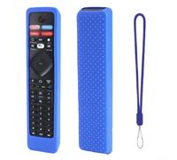 Silicone Remote Cover Compatible with For RF402A and NH800UP TV Remotes Consistent Functionality and Structural Support (Blue)