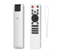 Silicone Remote Cover Designed Specifically for LG MR25GA TV Remote Offering Shock Absorption and Precise Cutouts for All Controls (White)