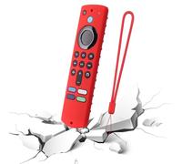 Silicone Remote Cover for All New Fire Stick 4K, Remote Controller Shockproof Silicone Protector Cover, Voice Remote Skin Sleeve with Lanyard, Universals Remote Cover