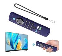 Silicone Remote Cover for All New Fire Stick 4K, Remote Controller Shockproof Silicone Protector Cover, Voice Remote Skin Sleeve with Lanyard, Universals Remote Cover