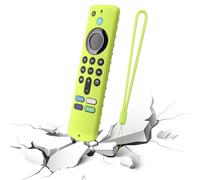 Silicone Remote Cover for All New Fire Stick 4K, Remote Controller Shockproof Silicone Protector Cover, Voice Remote Skin Sleeve with Lanyard, Universals Remote Cover