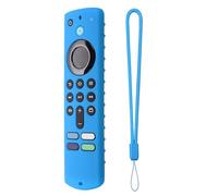 Silicone Remote Cover for All New Stick 4K, Remote Controller Shockproof Silicone Protector Cover, Voice Remote Skin Sleeve with Lanyard, Universals Remote Cover